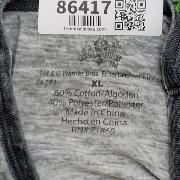 Looney-Tunes Bugs-Bunny Shirt Womens L/XL 19x24 Gray Cartoon - Picture 4 of 11